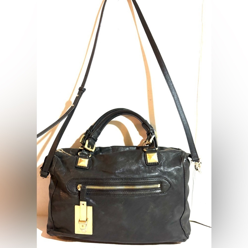 Michael kors Black Leather Handbag
